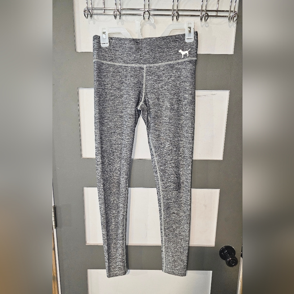 Victoria’s Secret PINK Yoga Gray Heathered Leggings